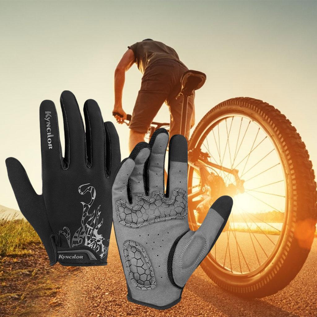 Bicycle Gloves Non Slip Breathable Lightweight for Driving Cycling M Black