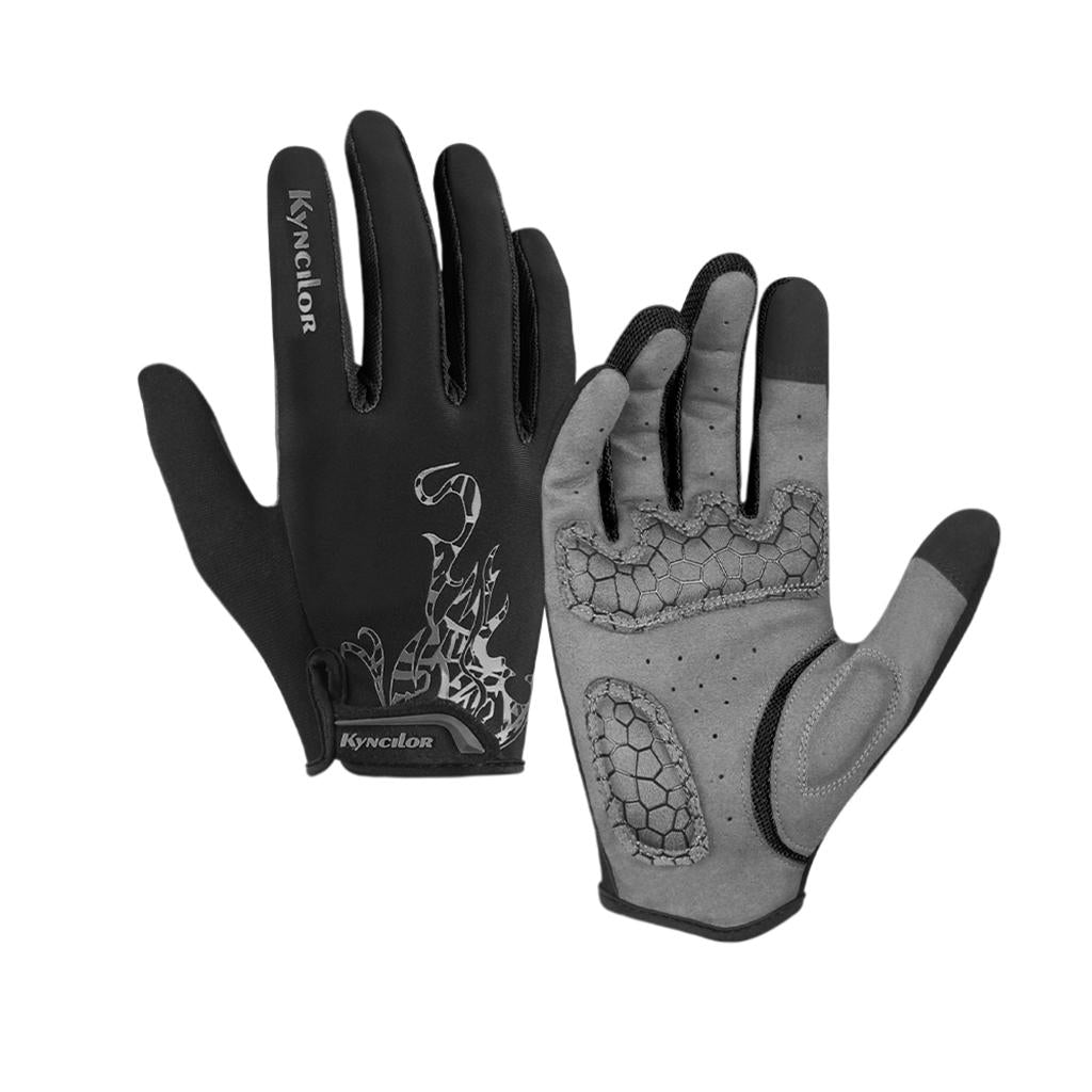 Bicycle Gloves Non Slip Breathable Lightweight for Driving Cycling M Black