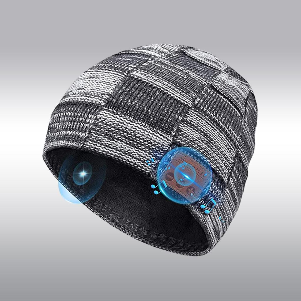 Speaker Beanie Hat Warm Caps Smart Headset Headphones Wireless Bluetooth