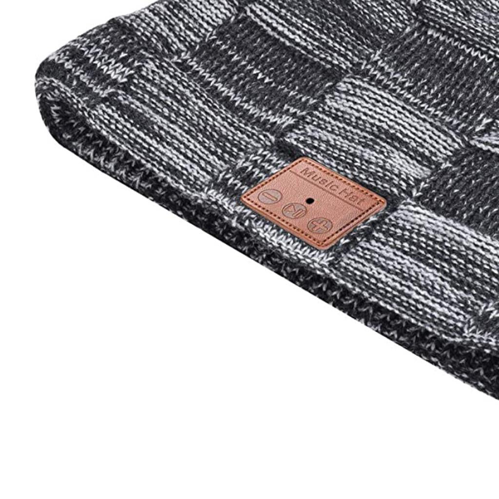 Speaker Beanie Hat Warm Caps Smart Headset Headphones Wireless Bluetooth