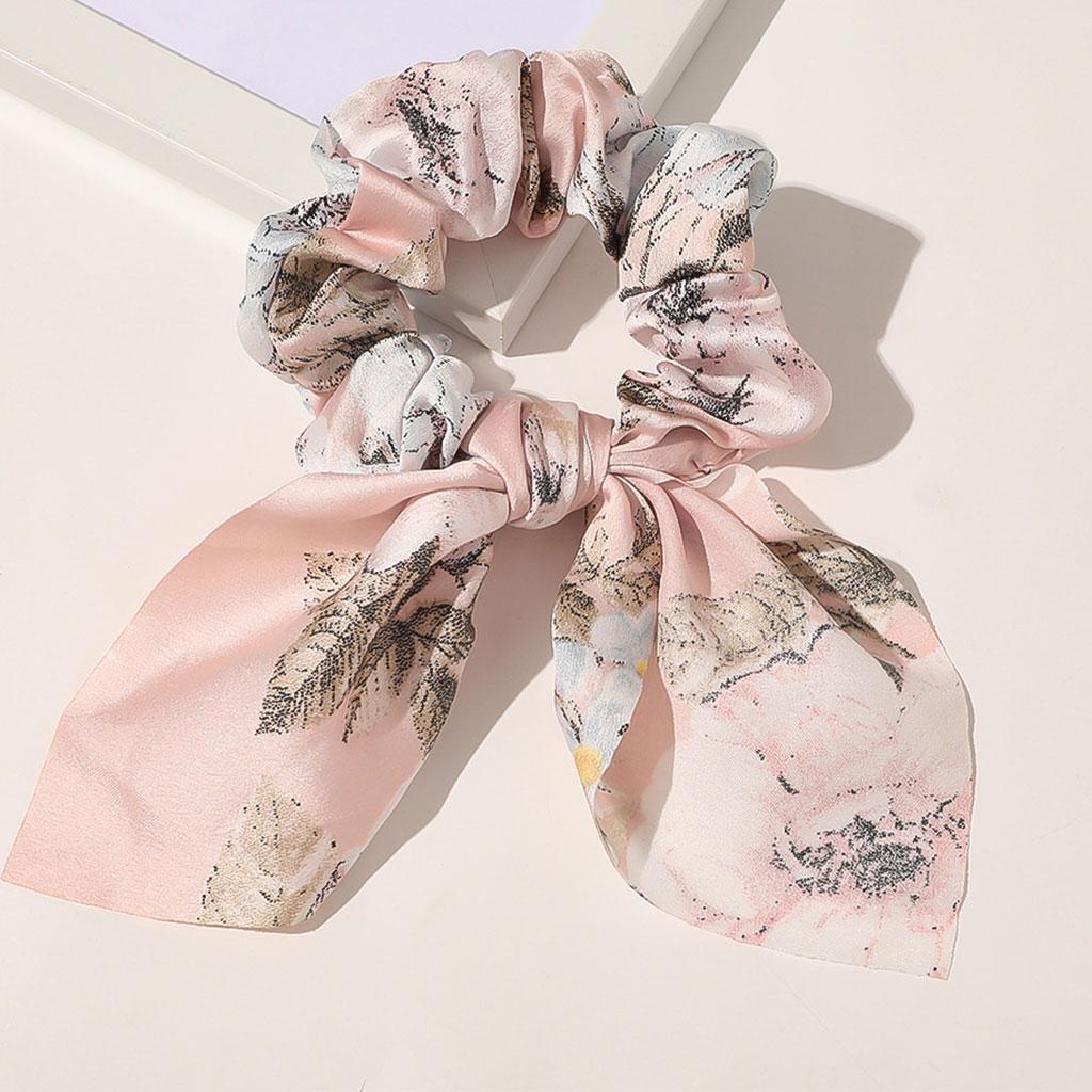 Girls Women Elastic Wig Hair Rings Curly Scrunchie Ponytail Holder Ties