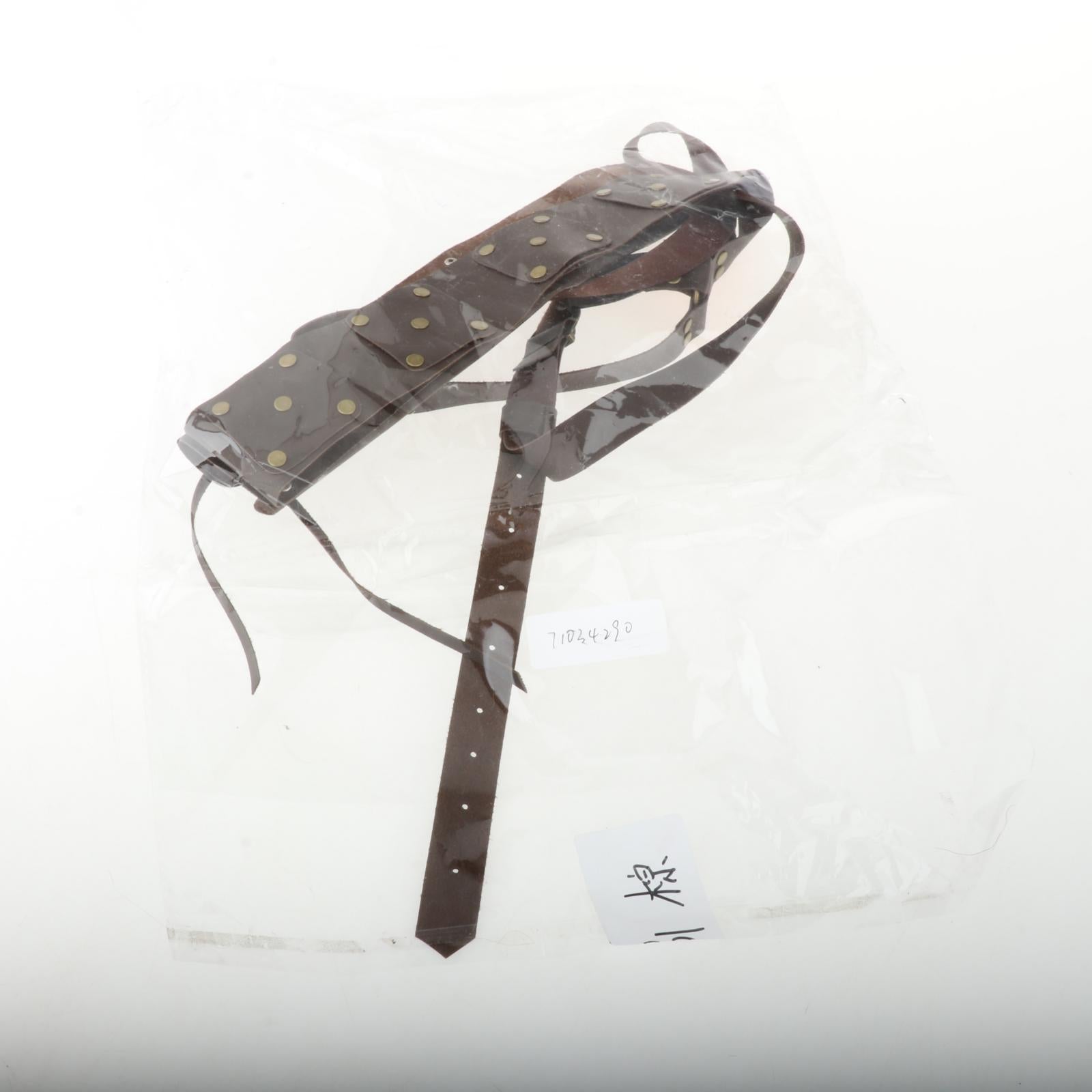 Sword Belt Back Sheath for Adult Huntsman Knight Rapier Scabbard Frog Holder Coffee