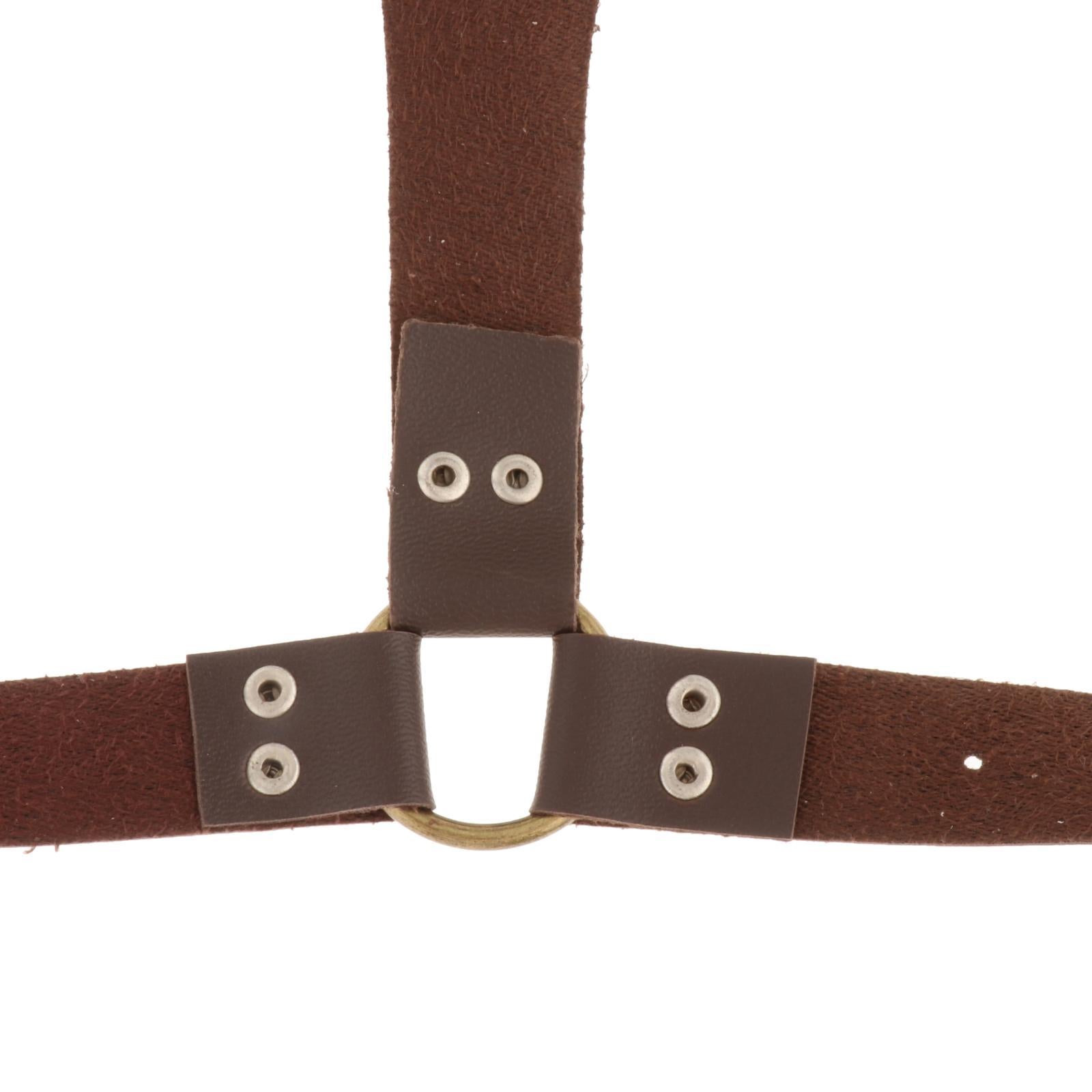 Sword Belt Back Sheath for Adult Huntsman Knight Rapier Scabbard Frog Holder Coffee