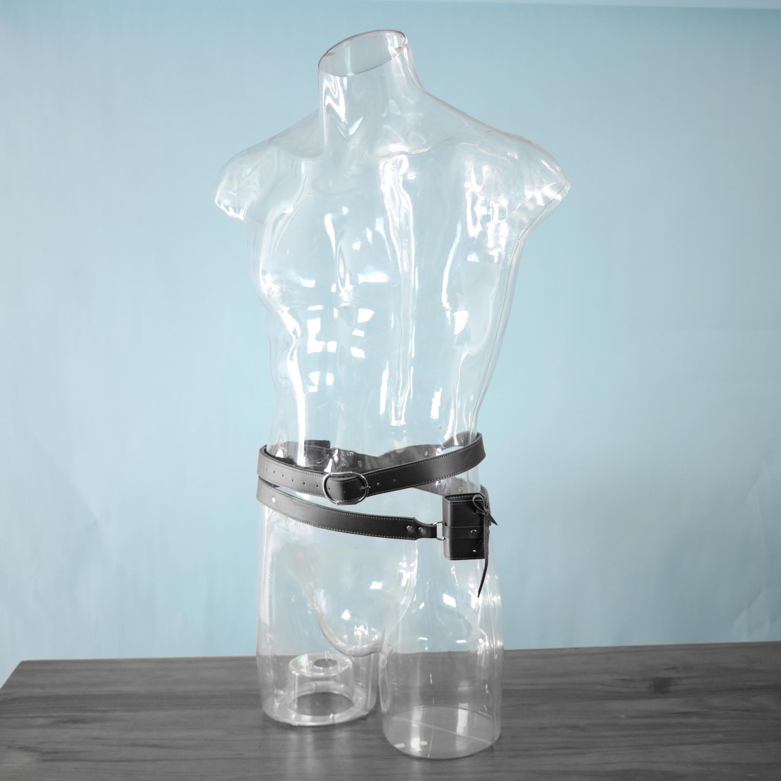 Medieval Costume Lace Up Sword Holster Knight Belt Rapier Scabbard Holder Black