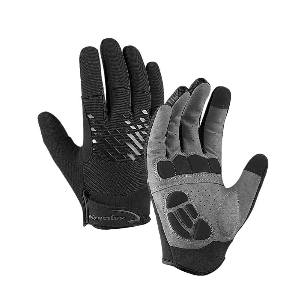 Bicycle Gloves Breathable Bike Sports Riding Equipment Mittens Black L