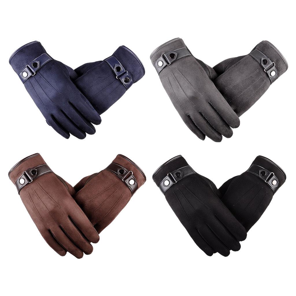 Windproof Waterproof Winter Gloves Cycing All Fingers Touch Screen Gloves Black