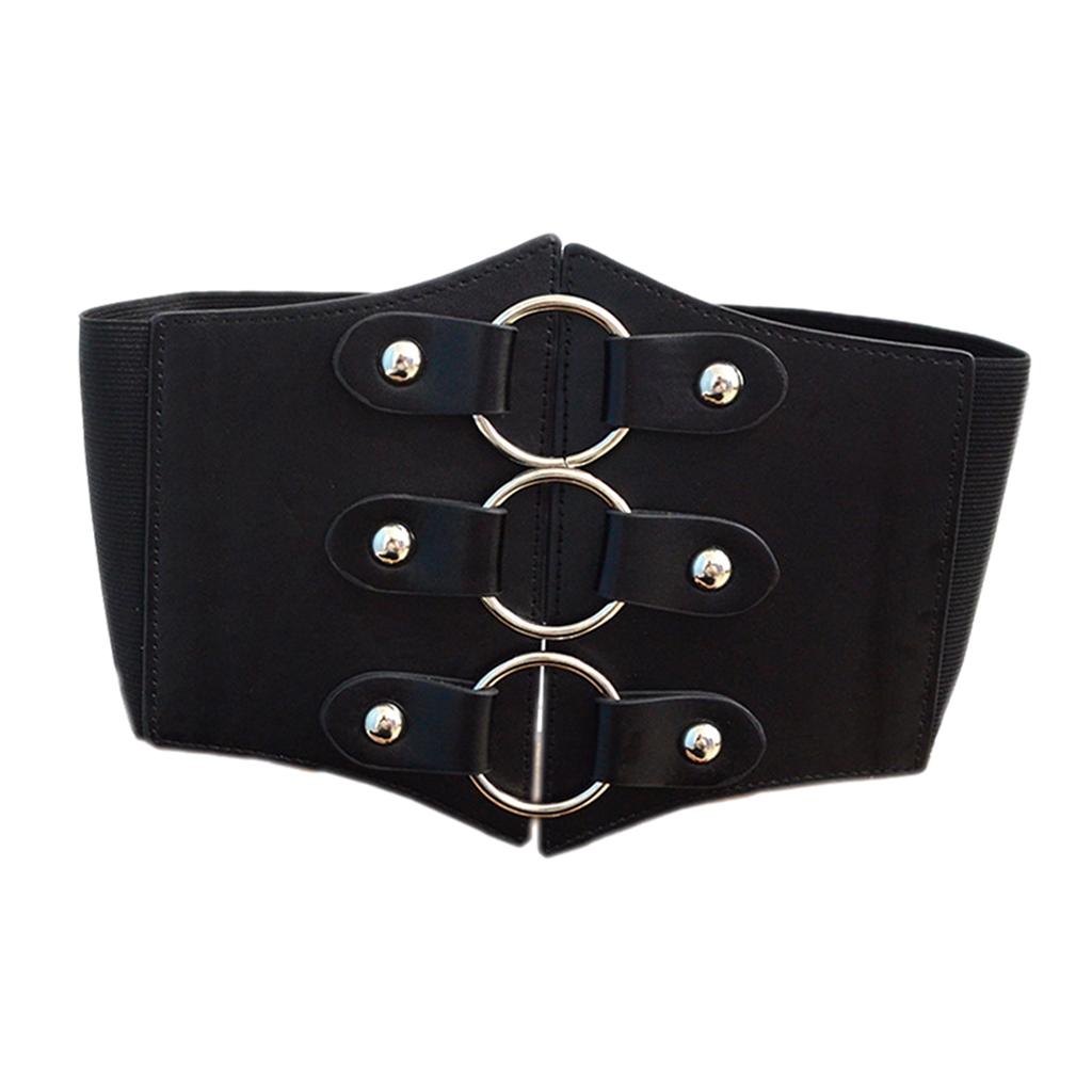 Cinch Belt Casual Women'S Steampunk Fashion Buckle for Ladies Blouse Sweater