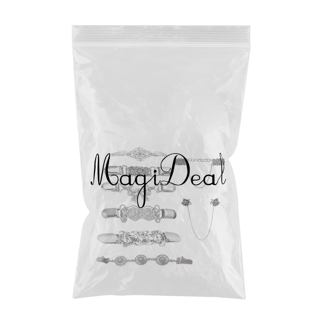 Sweater Clips Dresses Collar Retro 8 Styles Shawl Chain Clips for Gift Women