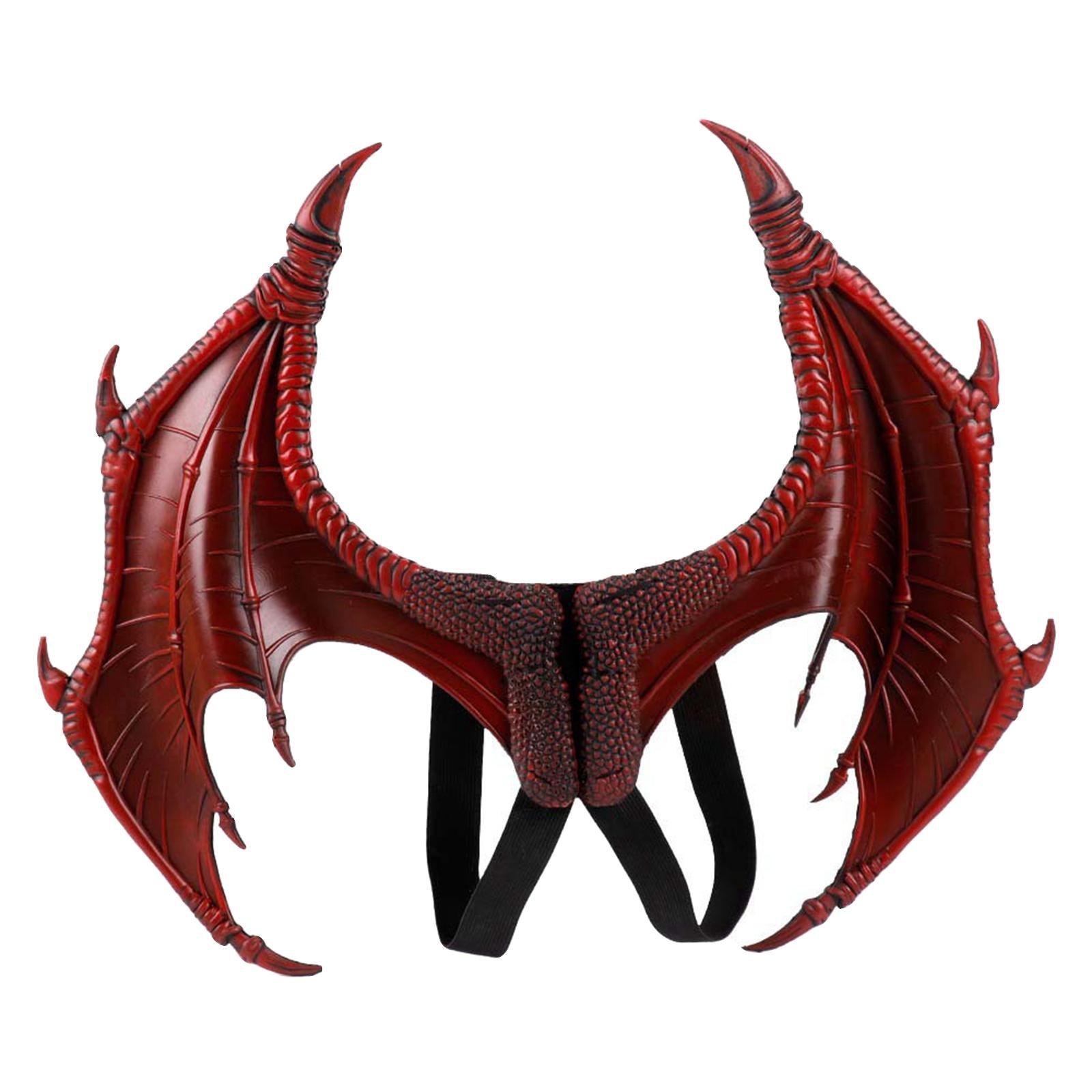 Halloween Dragon Wing Devil Costume for Girls Boys Teens Red