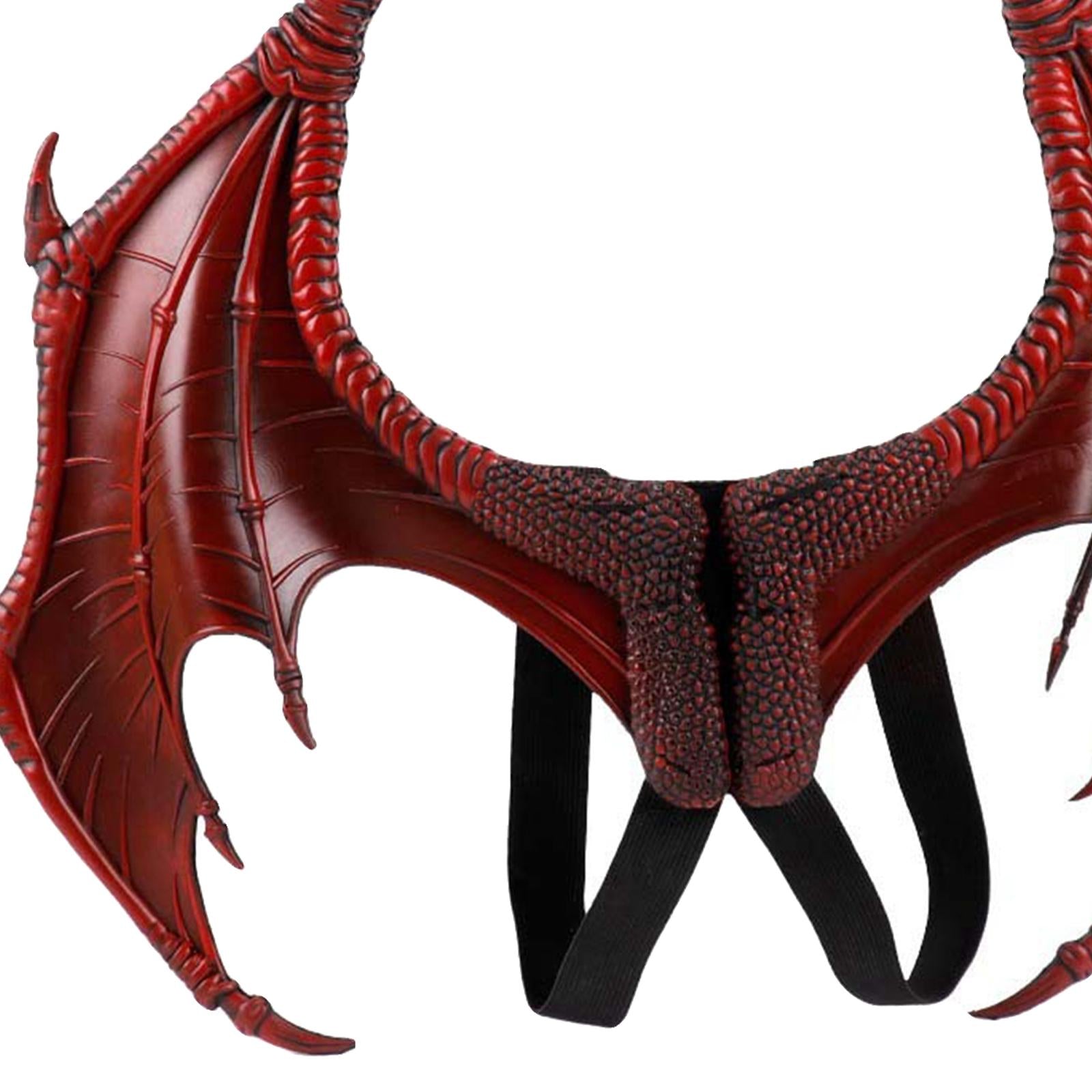 Halloween Dragon Wing Devil Costume for Girls Boys Teens Red