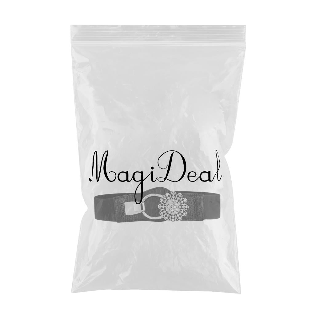 Elastic Waistband PU Leather 1 Pcs Cinch Casual for Traveling Mother Ladies EL223-1