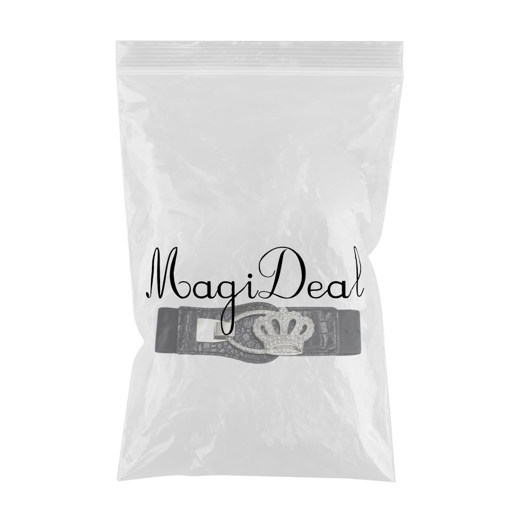 Elastic Waistband PU Leather 1 Pcs Cinch Casual for Traveling Mother Ladies EL223-5