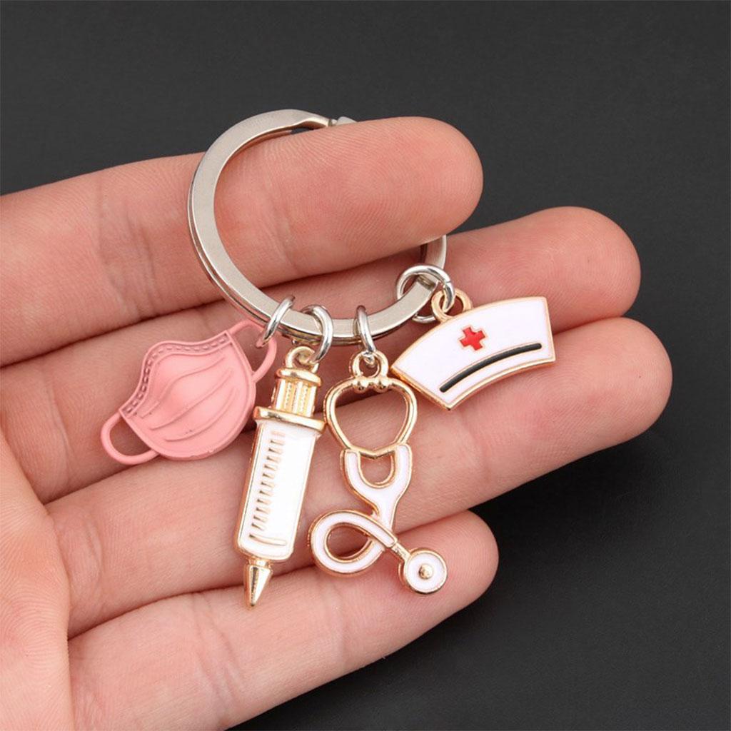 Key Chain Key Ring Car decorate Pendant Crafts Gifts pink