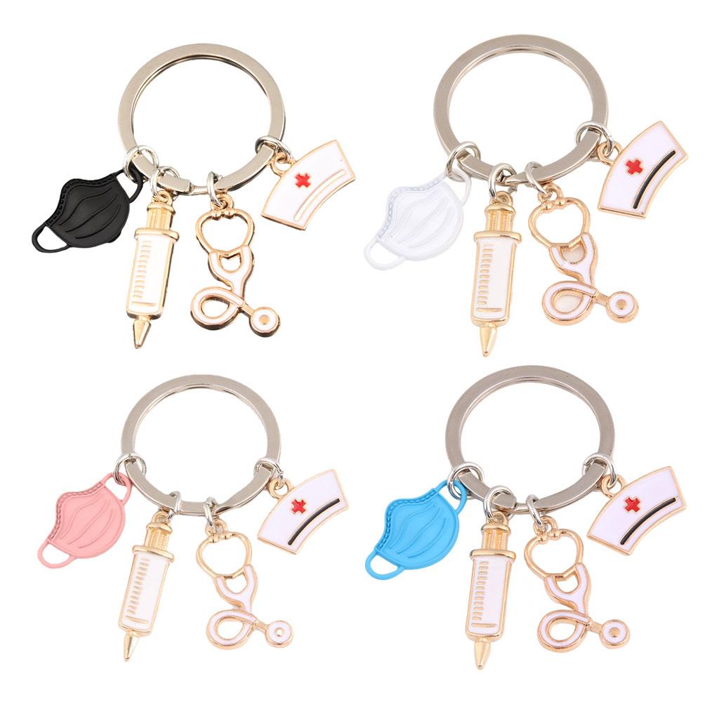 Key Chain Key Ring Car decorate Pendant Crafts Gifts pink