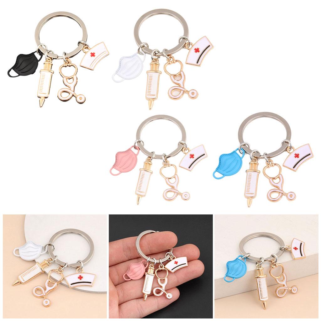 Key Chain Key Ring Car decorate Pendant Crafts Gifts pink