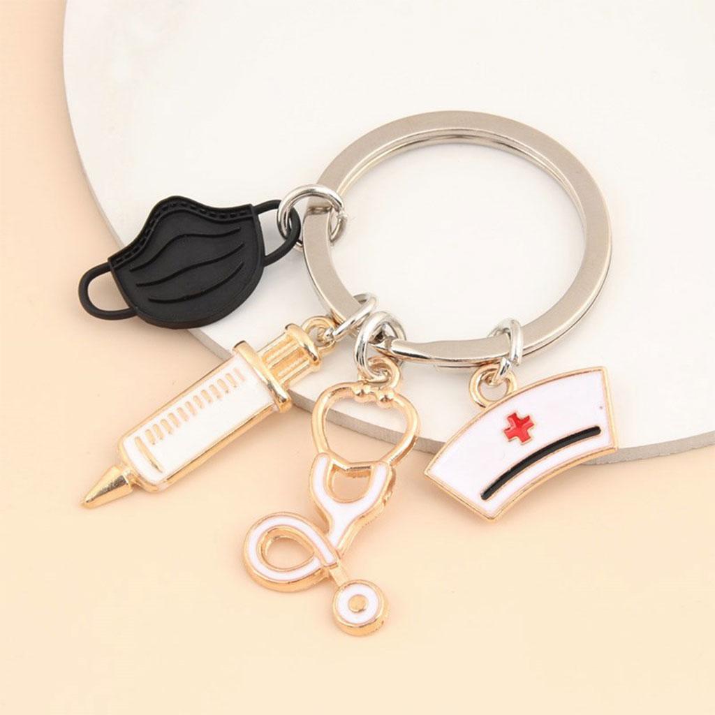 Key Chain Key Ring Car decorate Pendant Crafts Gifts black