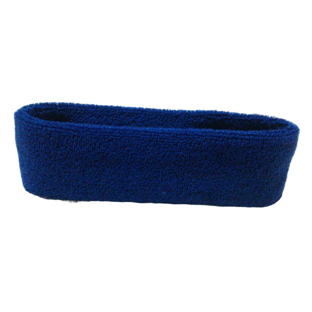 Sweatbands Towel Sports Headband Thin Elastic for Washing Bath Salon Navy