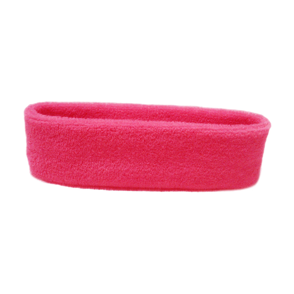 Sweatbands Towel Sports Headband Thin Elastic for Washing Bath Salon Red