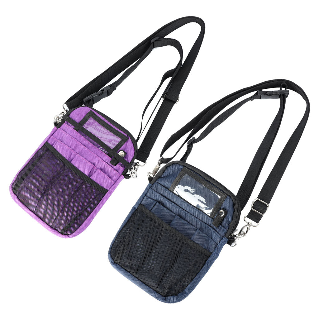Nurse Fanny Pack Multi Compartment for Bandage Tools Purple