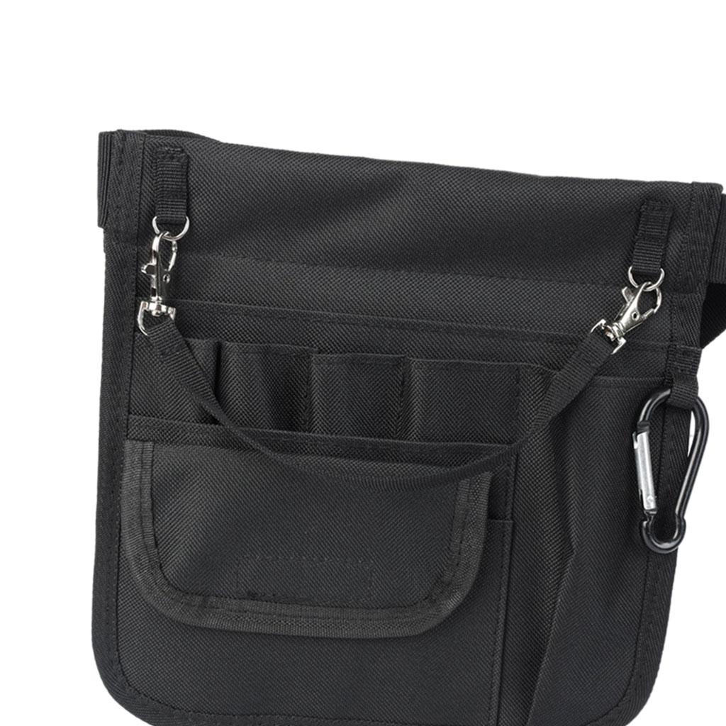 Nurse Pouch Waist Bag Pocket Quick Pick Bag Organizer Waist Bag Pouch Bag Black