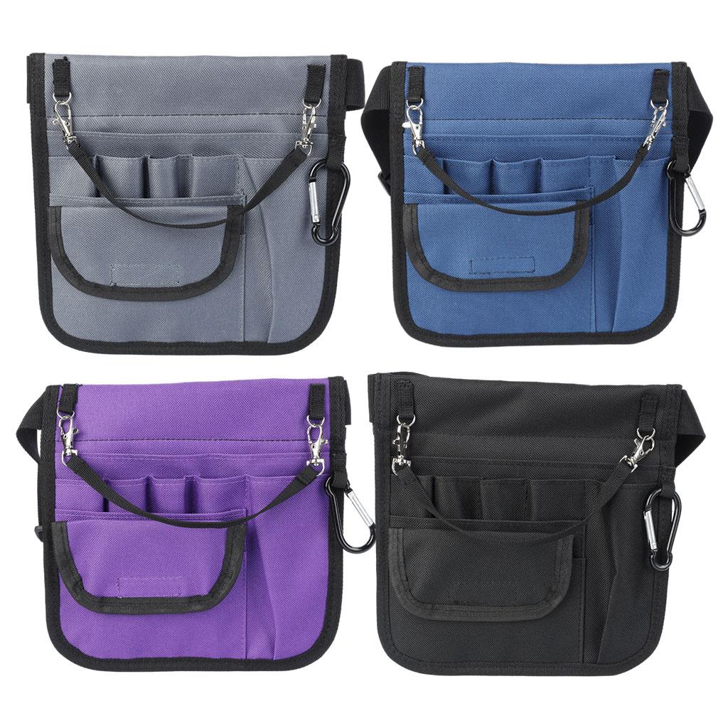 Nurse Pouch Waist Bag Pocket Quick Pick Bag Organizer Waist Bag Pouch Bag Black