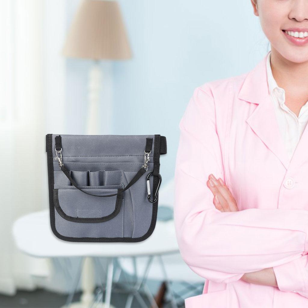 Nurse Pouch Waist Bag Pocket Quick Pick Bag Organizer Waist Bag Pouch Bag Gray