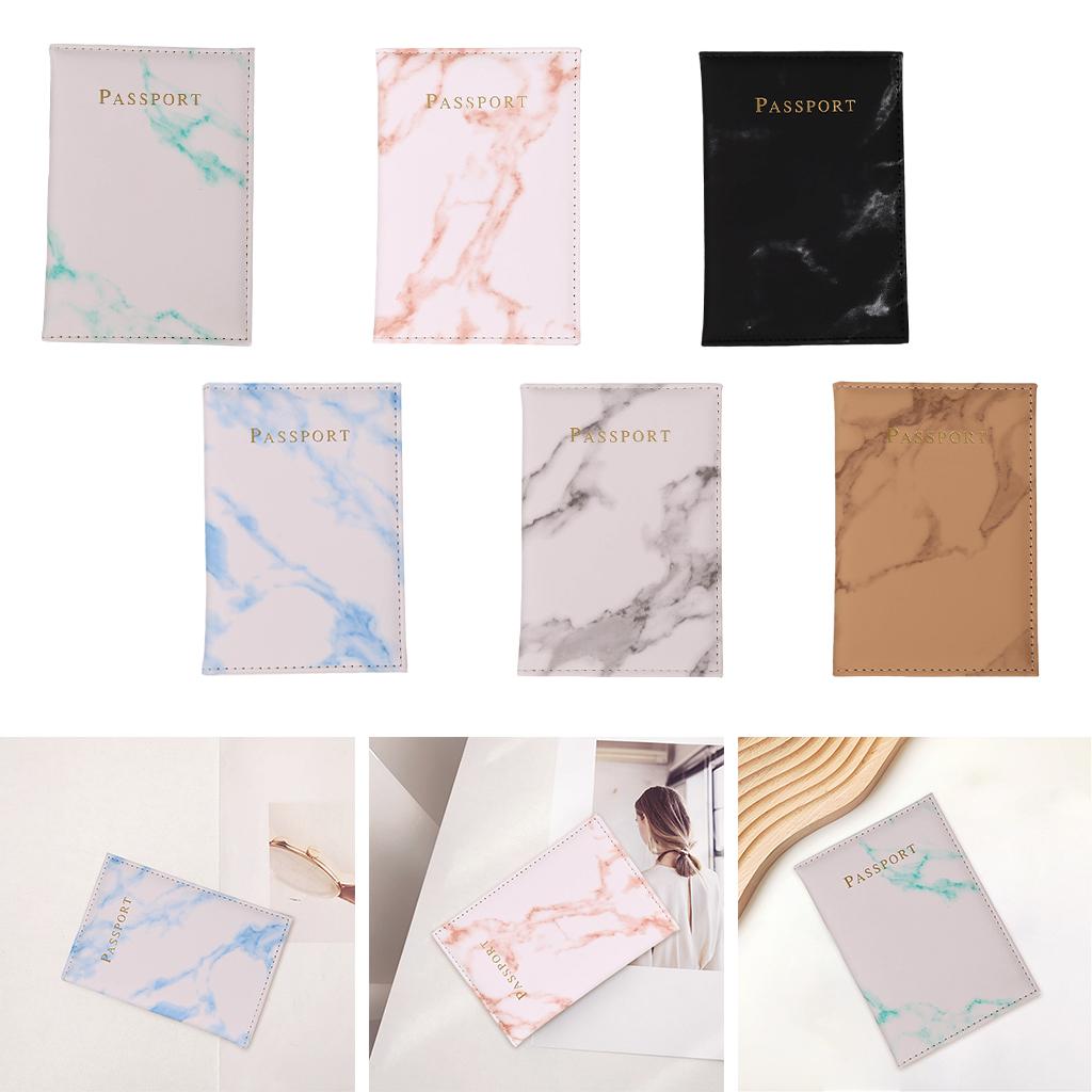 Travel Passports Holder Passport Holder Cover Wallet Case Blue