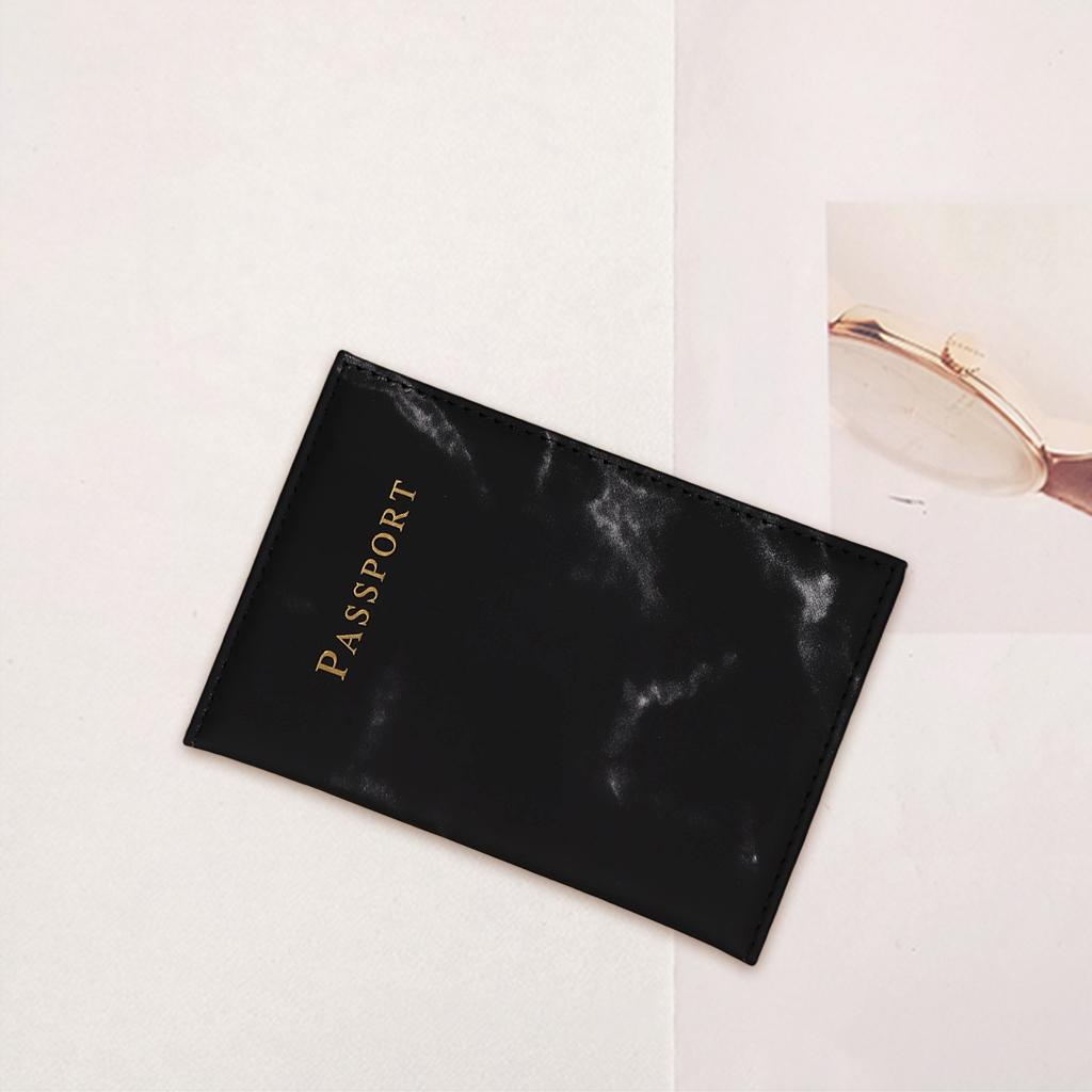 Travel Passports Holder Passport Holder Cover Wallet Case Black