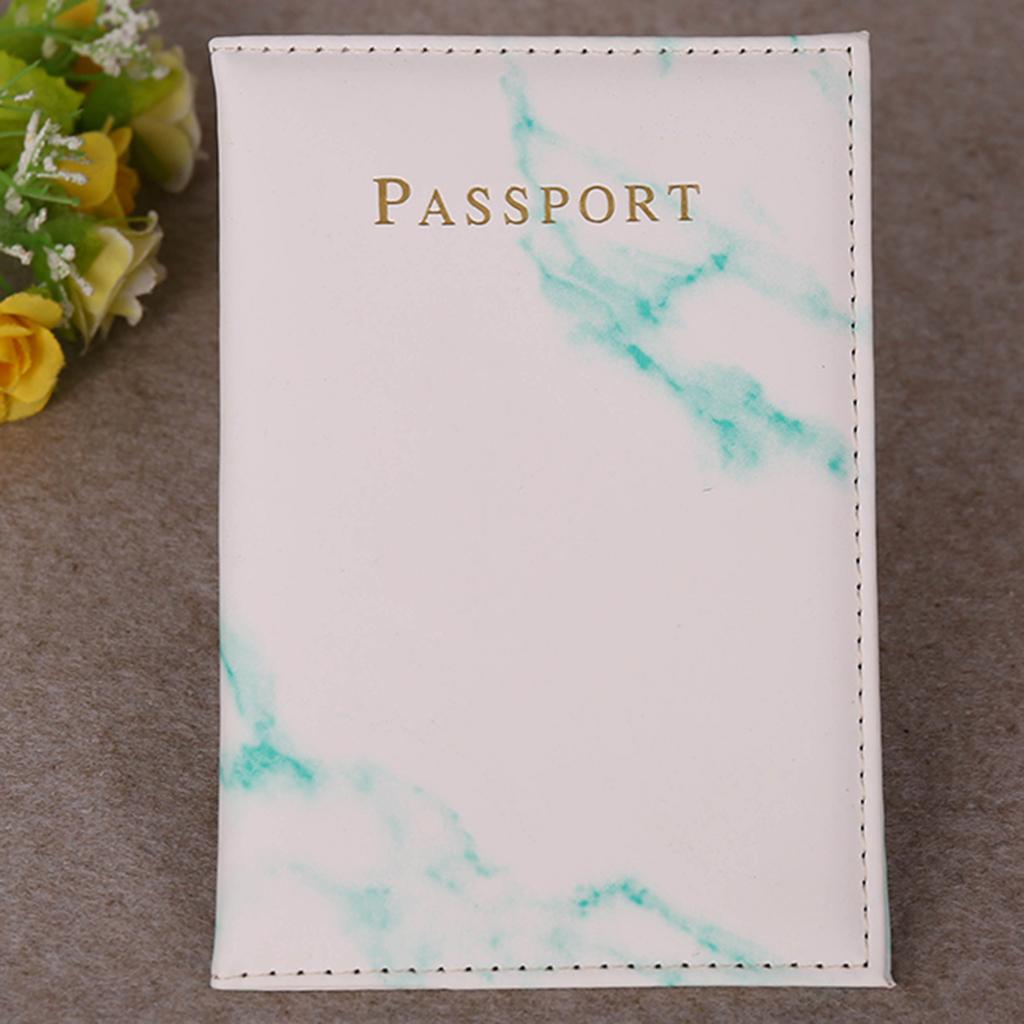 Travel Passports Holder Passport Holder Cover Wallet Case Light Blue