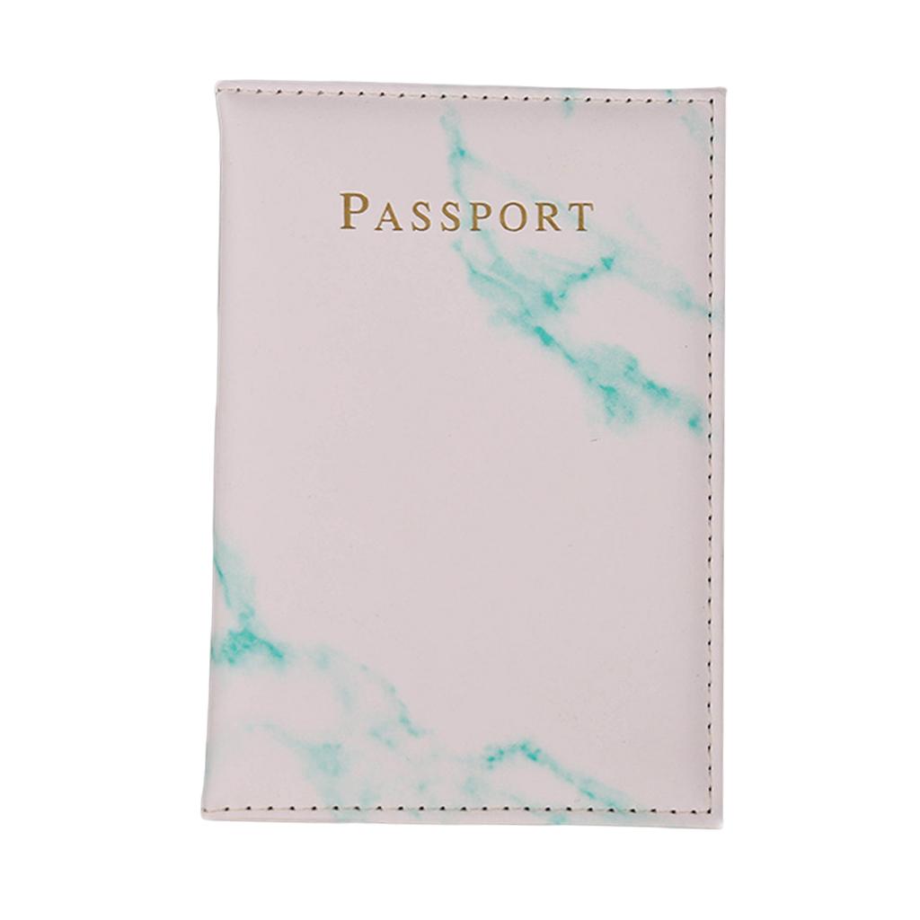 Travel Passports Holder Passport Holder Cover Wallet Case Light Blue