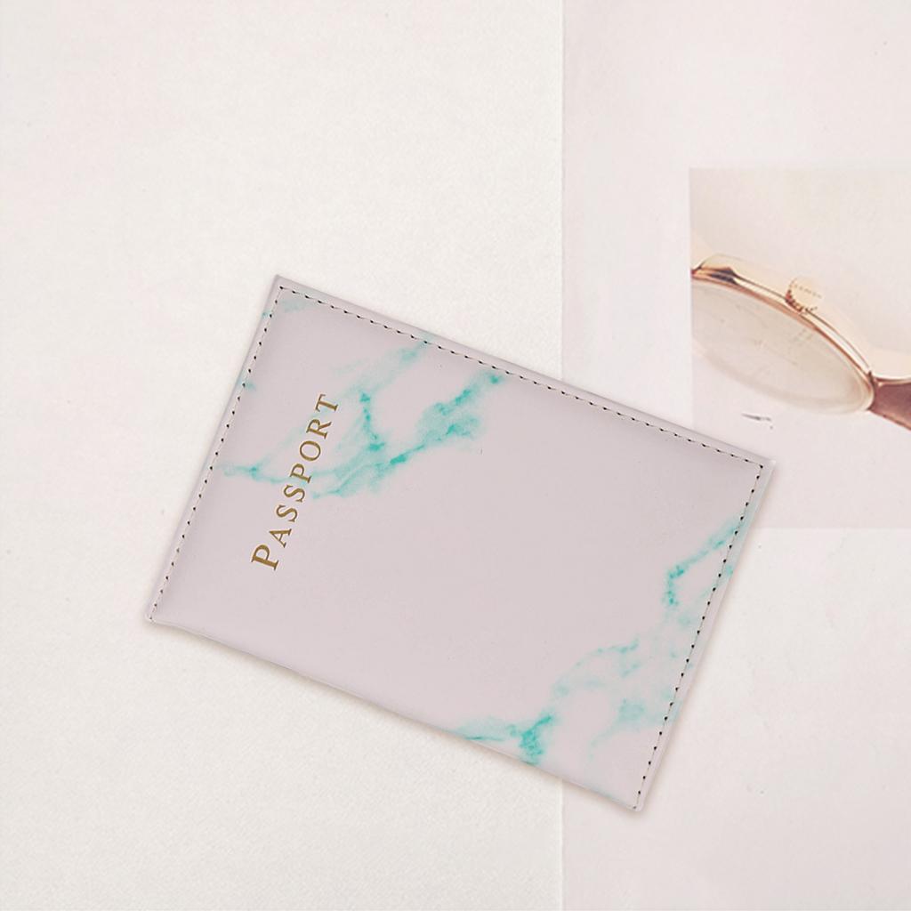 Travel Passports Holder Passport Holder Cover Wallet Case Light Blue