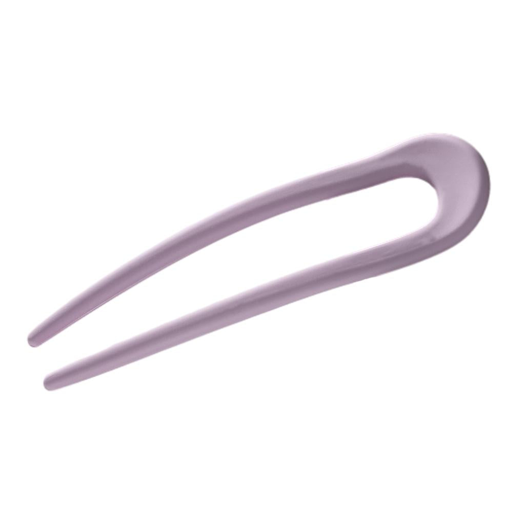 Hair Sticks Headwear U Shape Hair Pin for Lady Fashion Styling Purple