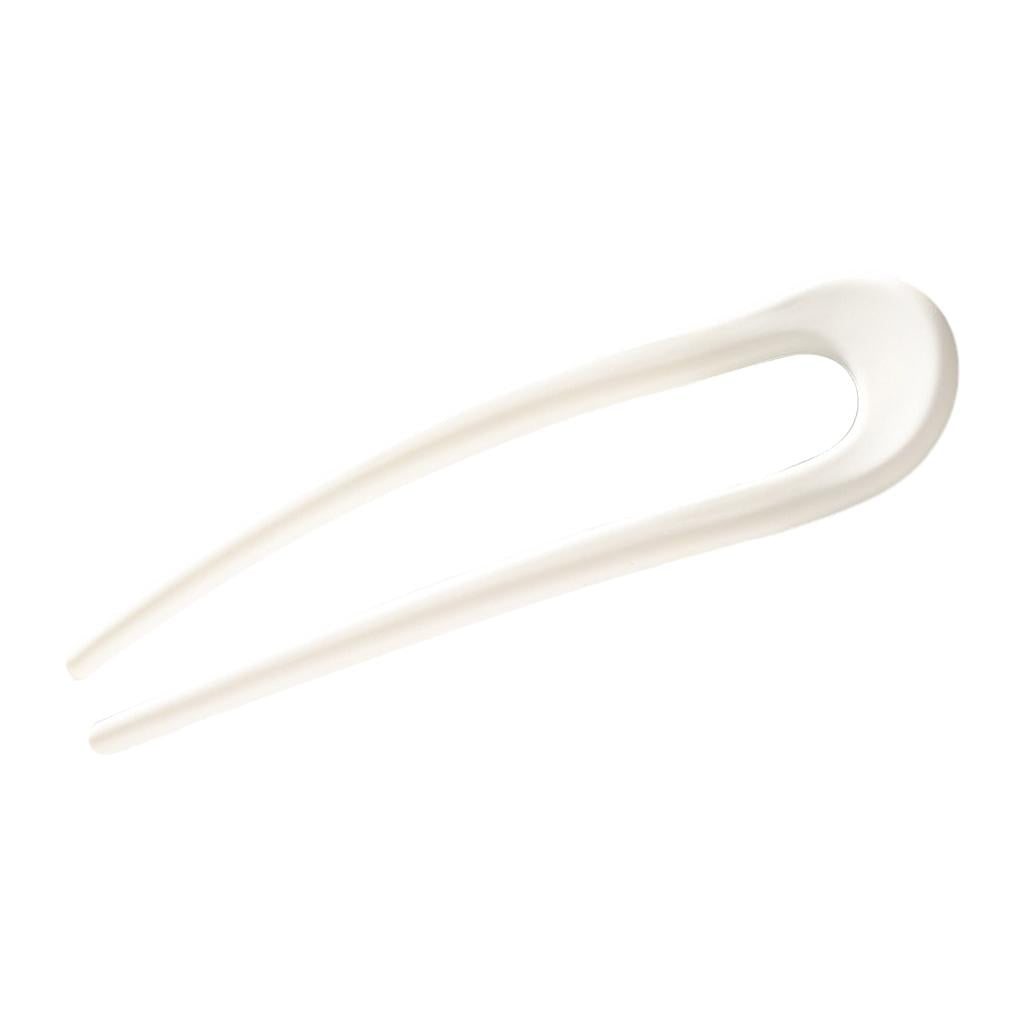 Hair Sticks Headwear U Shape Hair Pin for Lady Fashion Styling Beige