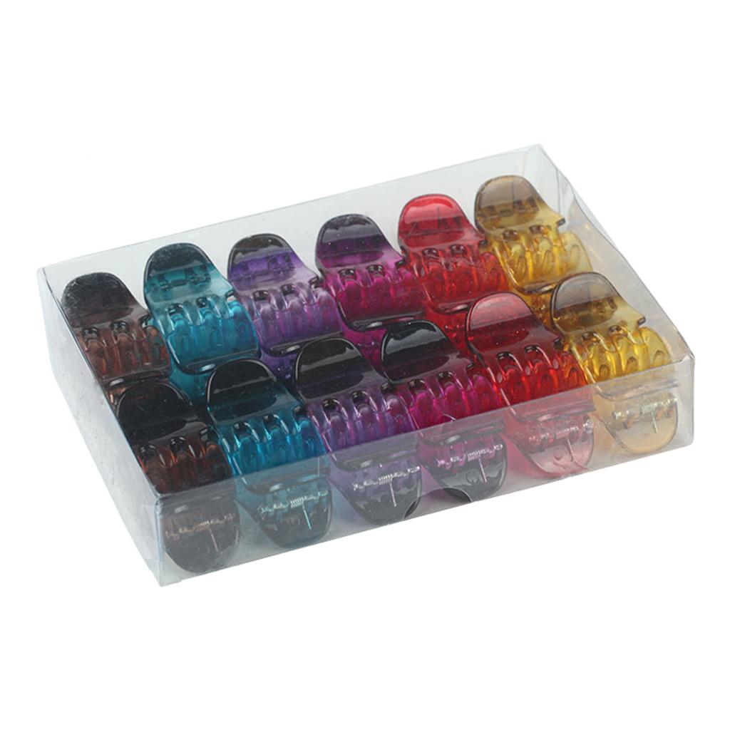 24 Pieces Hair Claws Small Mini Barrettes Hair Accessories Hair Clip Clamp Multicolor