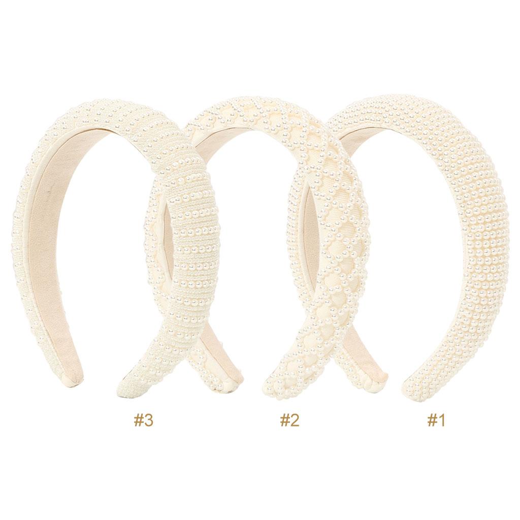 Women Elegant Pearl Headband Girls Hairband Hair Hoop Accessories Little pearl