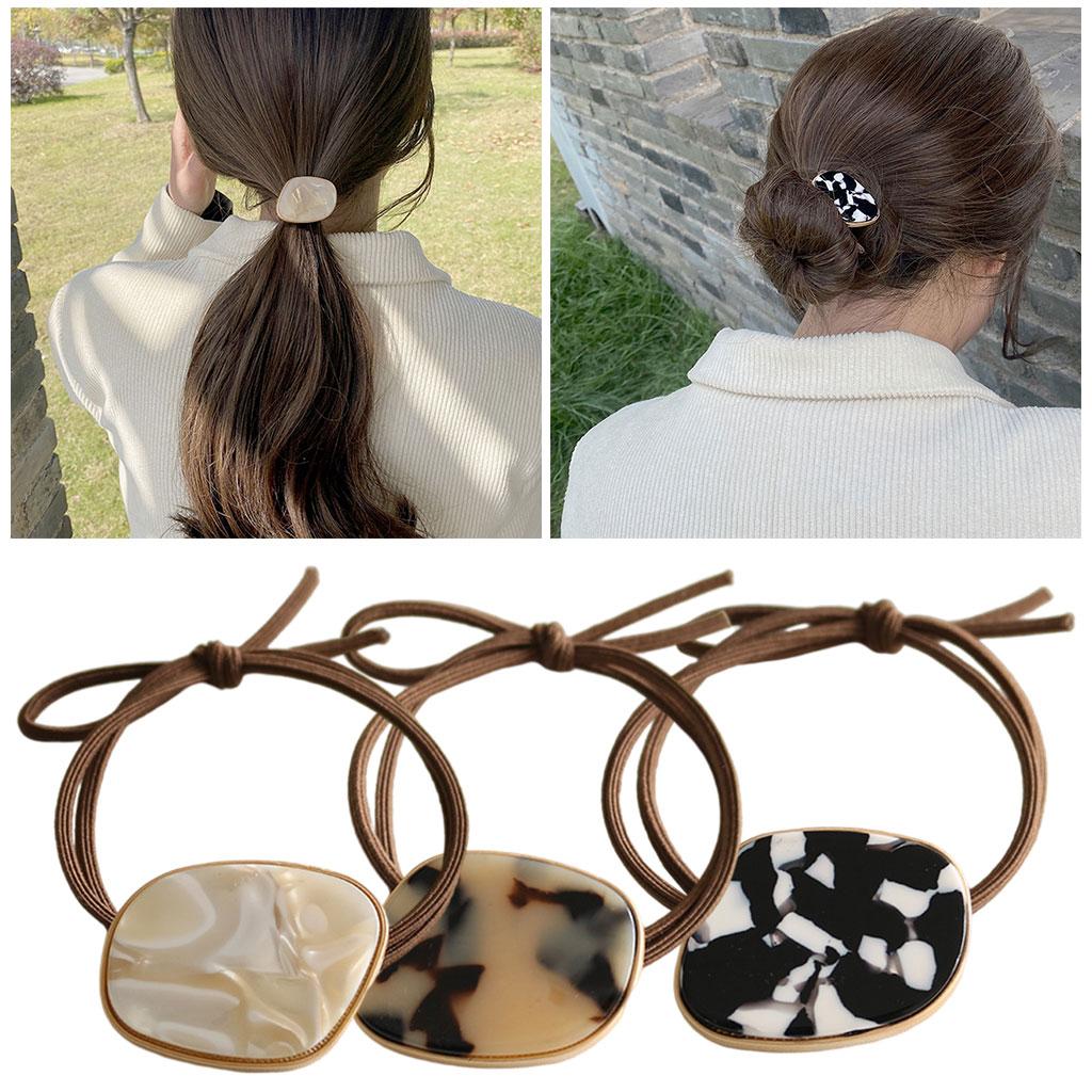 Hair Ties Fashion Simple Headwear Hair Accessories Hair Bands Mlik tea