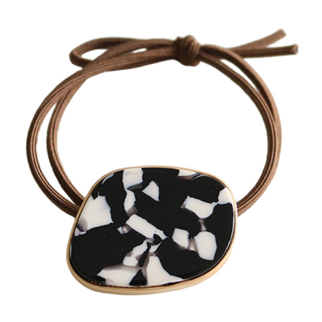 Hair Ties Fashion Simple Headwear Hair Accessories Hair Bands Black white
