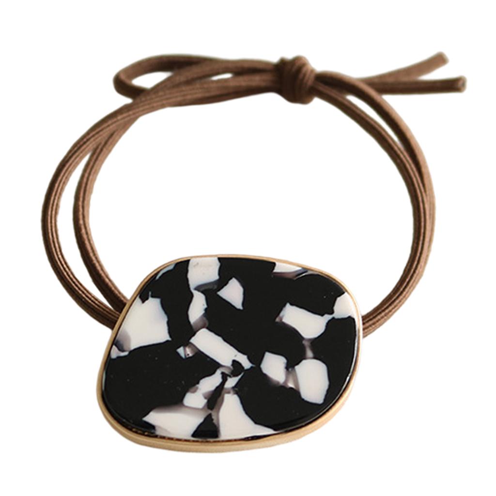 Hair Ties Fashion Simple Headwear Hair Accessories Hair Bands Black white