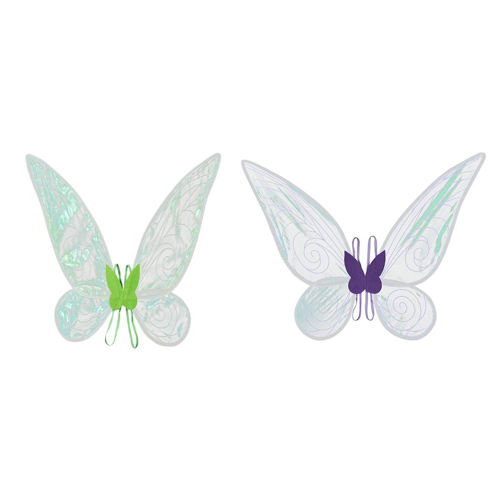 Butterfly Angel Fairy Sparkle for Halloween Cosplay Costume Girls Purple