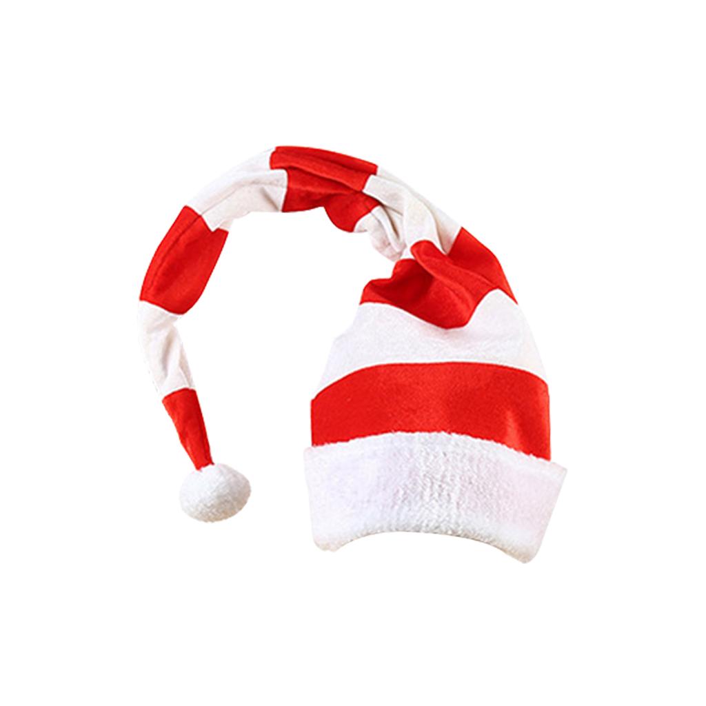Red and White Elf Hats Funny Fancy Dress for Home Party Cosplay Costume