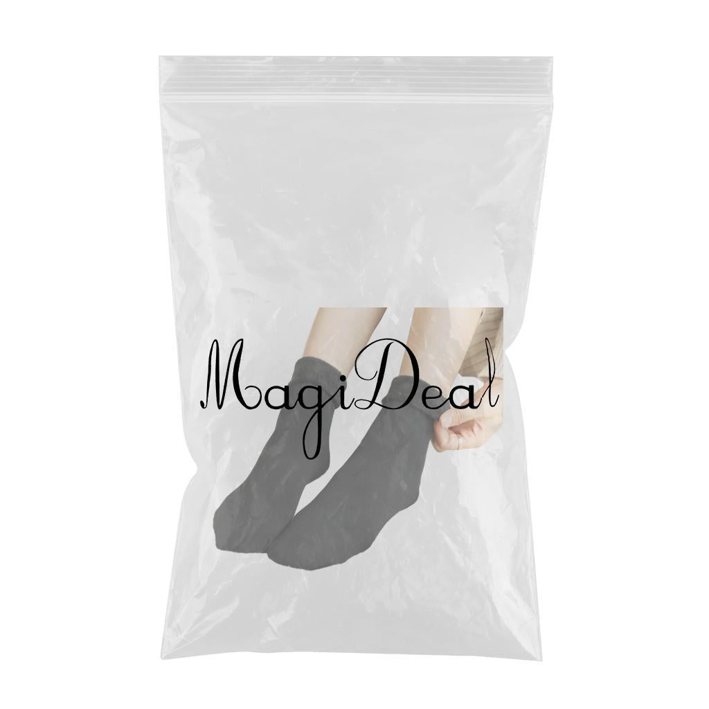 Winter Warm Thick Socks Snow Boots Thermal Socks Velvet Sleeping Socks Black
