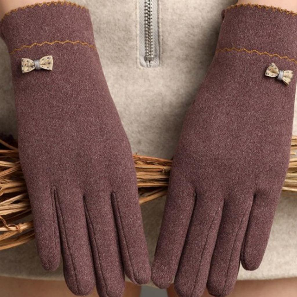 Women Winter Gloves with Sensitive Touch Screen for Women Girls Purple