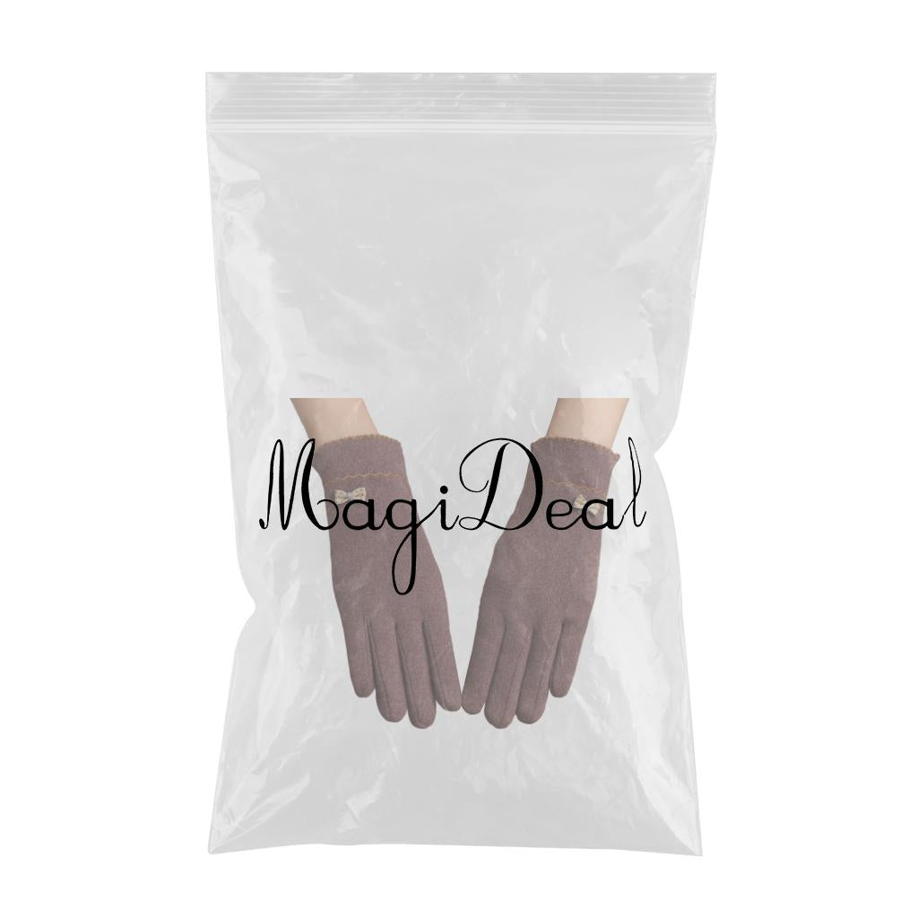 Women Winter Gloves with Sensitive Touch Screen for Women Girls Purple
