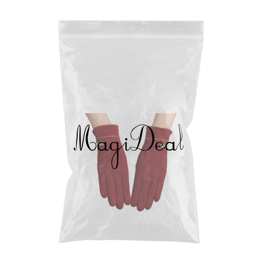 Women Winter Gloves with Sensitive Touch Screen for Women Girls Red