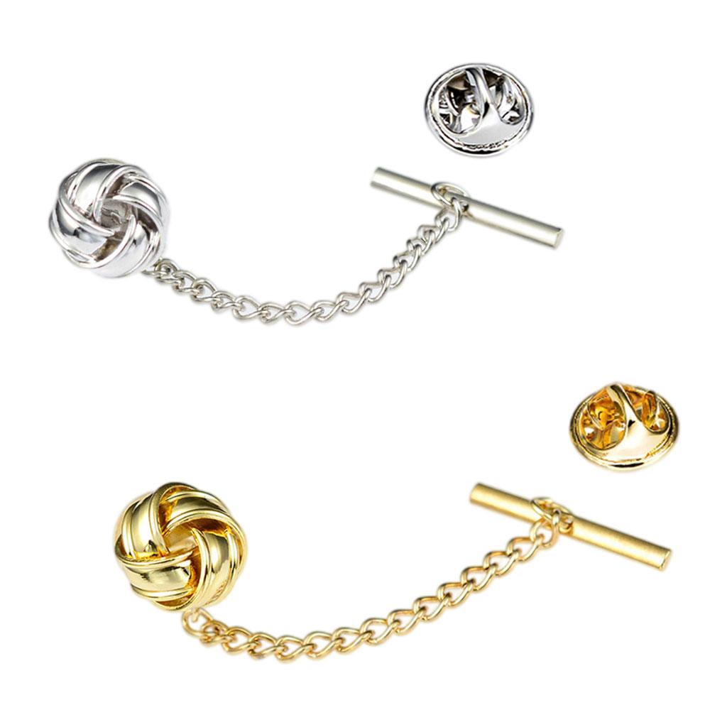 Mens Tie Tack Pins Collar Pin Brooch Lapel Pin for Valentine'S Day Gift gold