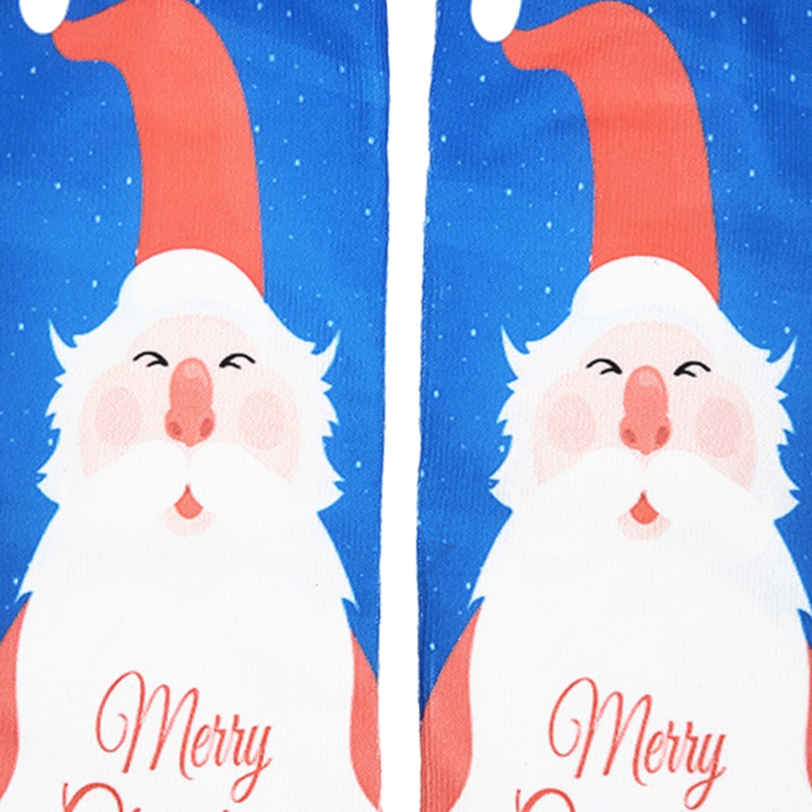 Fashion Low Crew Socks Chrismas Short Sock Breathable for Girls Boys Men Santa Blue