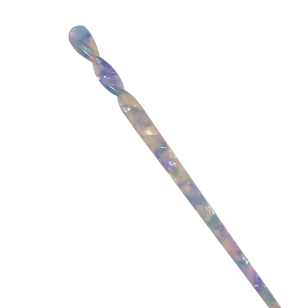 Acetate Hair Sticks Women Chinese Style Hair Accessories Hairpins Purple