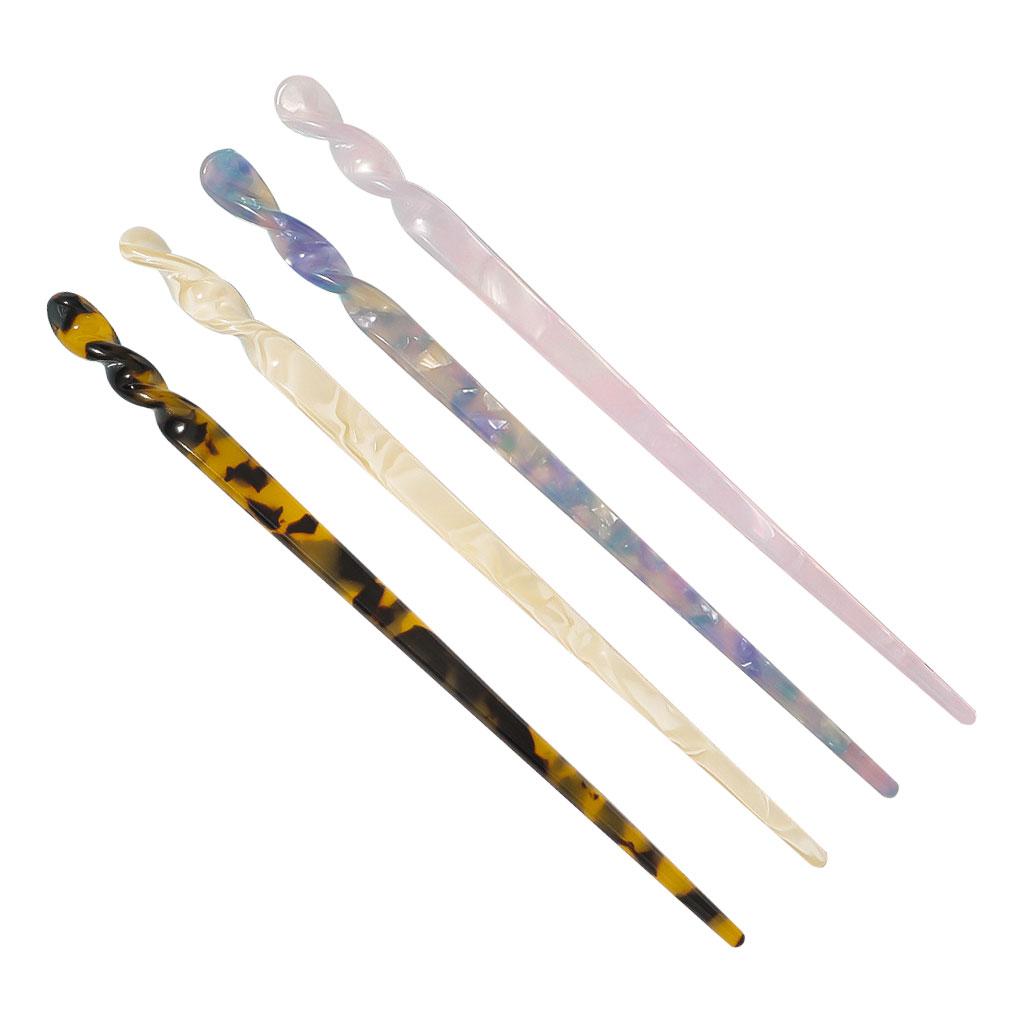 Acetate Hair Sticks Women Chinese Style Hair Accessories Hairpins Purple