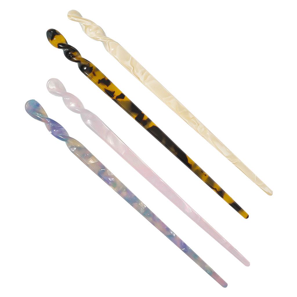 Acetate Hair Sticks Women Chinese Style Hair Accessories Hairpins Purple