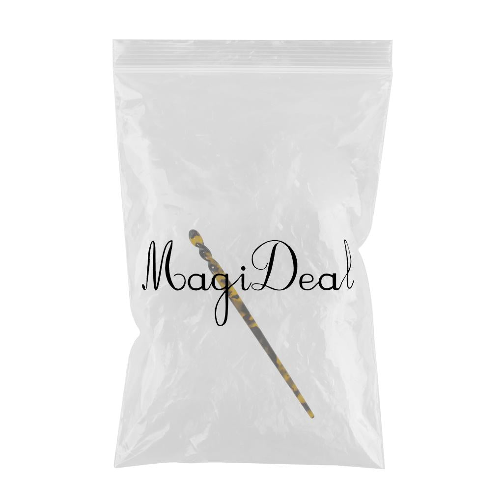 Acetate Hair Sticks Women Chinese Style Hair Accessories Hairpins Black